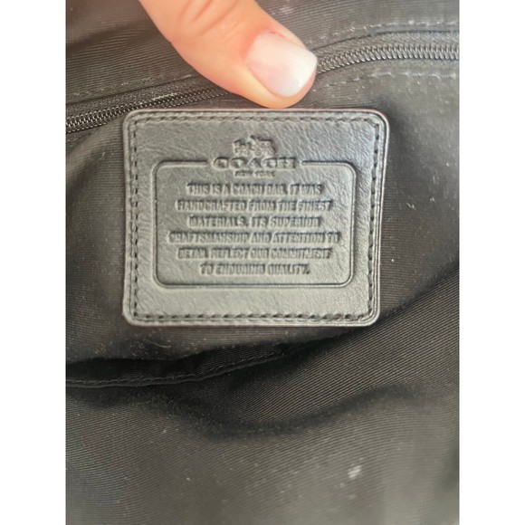 COACH Monogram Canvas Small Bag #F36625 Kelsey Grey/Black - Picture 2 of 7